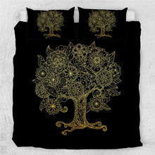 Load image into Gallery viewer, Mandala Quilt Cover Set - Tree of Life