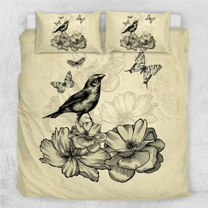 Customised Birds Quilt Cover Set - Various Styles