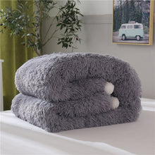 Load image into Gallery viewer, Fluffy Quilt Comforter - Grey