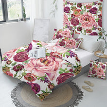 Load image into Gallery viewer, Customised Flowers Quilt Cover Set - Various Styles