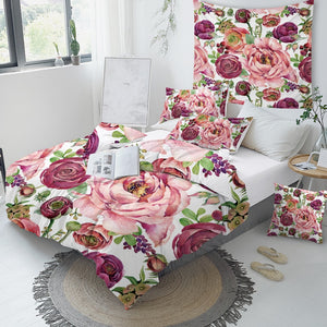 Customised Flowers Quilt Cover Set - Various Styles