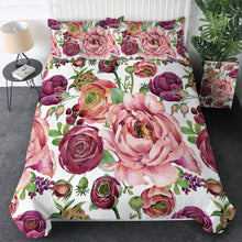 Load image into Gallery viewer, Customised Flowers Quilt Cover Set - Various Styles