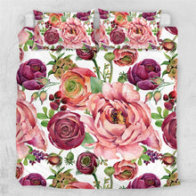 Load image into Gallery viewer, Customised Flowers Quilt Cover Set - Various Styles