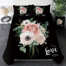 Load image into Gallery viewer, Customised Flowers Quilt Cover Set - Various Styles