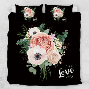 Customised Flowers Quilt Cover Set - Various Styles