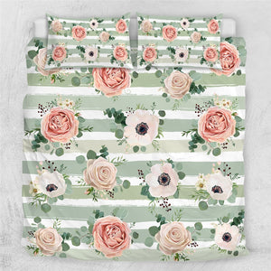 Customised Flowers Quilt Cover Set - Various Styles
