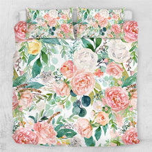 Load image into Gallery viewer, Customised Flowers Quilt Cover Set - Various Styles