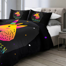 Load image into Gallery viewer, Customised Rose Unicorn Quilt Cover Set