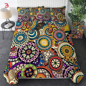 Mandala Quilt Cover Set - Many Styles