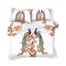 Load image into Gallery viewer, Customised Peacock Quilt Cover Set