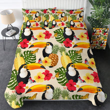 Load image into Gallery viewer, Customised Toucan Quilt Cover Set - Various Styles