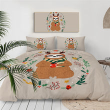 Load image into Gallery viewer, Customised Sloth Quilt Cover Set