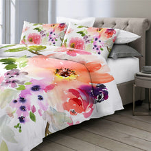 Load image into Gallery viewer, Customised Flowers Quilt Cover Set - Various Styles