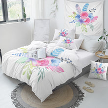 Load image into Gallery viewer, Customised Flowers Quilt Cover Set - Various Styles