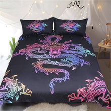 Load image into Gallery viewer, Customised Flying Dragon Quilt Cover Set