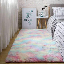 Load image into Gallery viewer, Rainbow Fluffy Shaggy Carpet