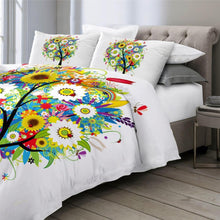 Load image into Gallery viewer, Mandala Quilt Cover Set - Tree of Life