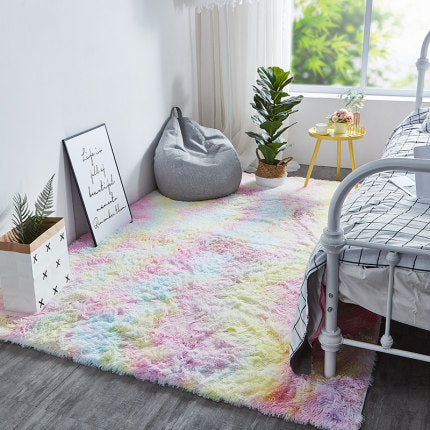 Rainbow Fluffy Shaggy Carpet