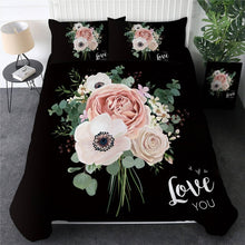 Load image into Gallery viewer, Customised Flowers Quilt Cover Set - Various Styles