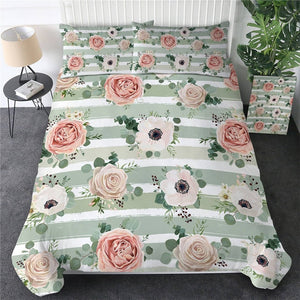Customised Flowers Quilt Cover Set - Various Styles