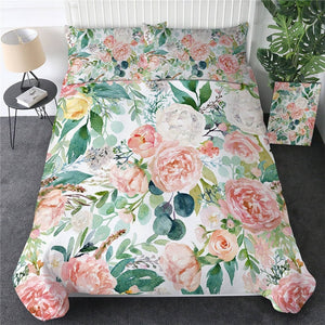 Customised Flowers Quilt Cover Set - Various Styles