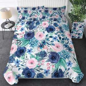 Customised Flowers Quilt Cover Set - Various Styles