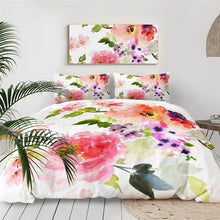 Load image into Gallery viewer, Customised Flowers Quilt Cover Set - Various Styles