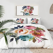 Load image into Gallery viewer, Customised Flowers Quilt Cover Set - Various Styles