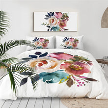 Load image into Gallery viewer, Customised Flowers Quilt Cover Set - Various Styles