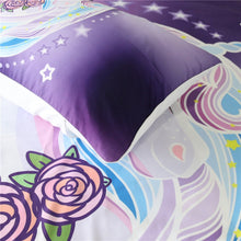 Load image into Gallery viewer, Customised Unicorn Kids Bedding Set