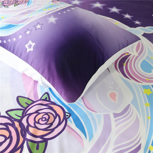 Customised Unicorn Kids Bedding Set