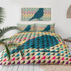 Customised Birds Quilt Cover Set - Various Styles