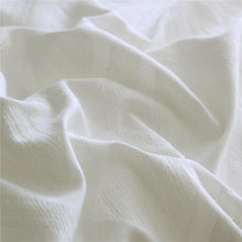 Load image into Gallery viewer, Luxury 100% Cotton Clipping Diamond 4pcs Bedding Set - White
