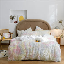 Load image into Gallery viewer, Fluffy Faux Mink &amp; Velvet Fleece Quilt Cover Set