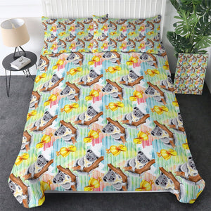 Customised Koala Quilt Cover Set
