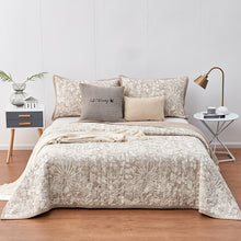Load image into Gallery viewer, Jacquard Cotton Bedspread 3pcs Sand Washing