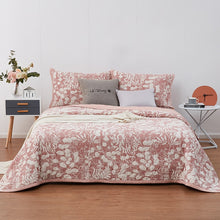Load image into Gallery viewer, Jacquard Cotton Bedspread 3pcs Sand Washing