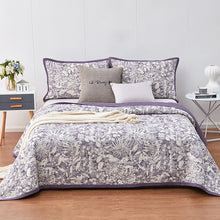 Load image into Gallery viewer, Jacquard Cotton Bedspread 3pcs Sand Washing