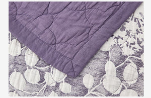Jacquard Cotton Bedspread 3pcs Sand Washing