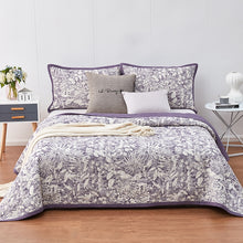 Load image into Gallery viewer, Jacquard Cotton Bedspread 3pcs Sand Washing