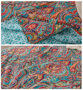 Bohemia Print Quilts Quilted Bed Cover