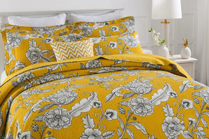 Cotton Bedspread Set 3pcs Iris