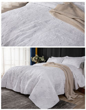 Load image into Gallery viewer, Bedspreads Set 3-piece Embroidered Cotton