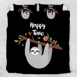 Customised Sloth Quilt Cover Set