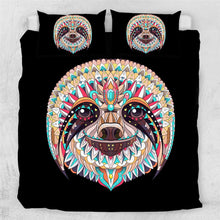 Load image into Gallery viewer, Customised Sloth Quilt Cover Set