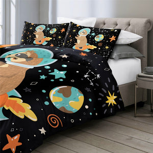 Customised Sloth Quilt Cover Set