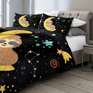 Customised Sloth Quilt Cover Set