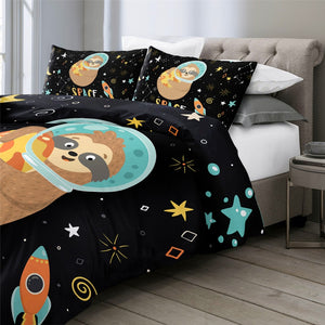 Customised Sloth Quilt Cover Set