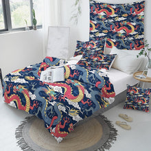 Load image into Gallery viewer, Customised Flying Dragon Quilt Cover Set