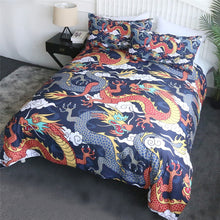 Load image into Gallery viewer, Customised Flying Dragon Quilt Cover Set